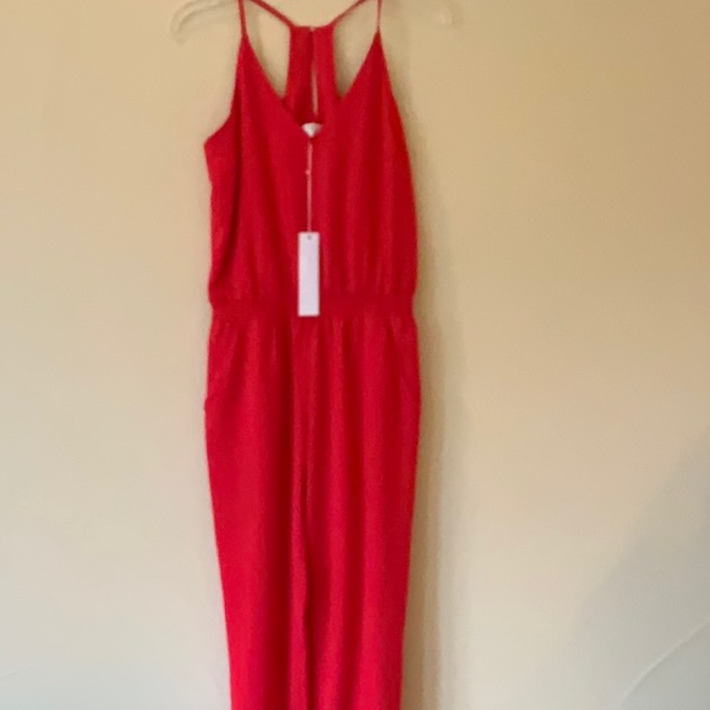 Amanda Uprichard Red Jumpsuit